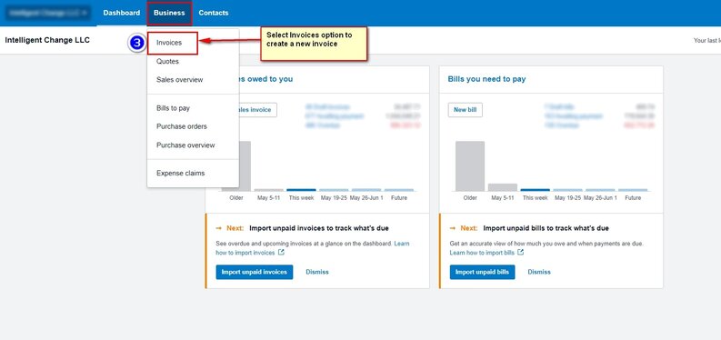 How do you create an Invoice in Xero? Image 3