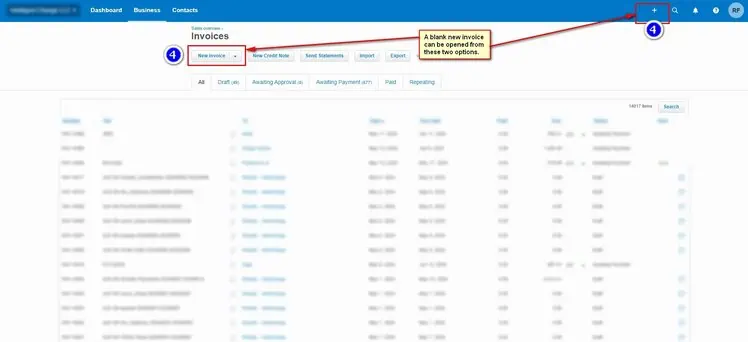 How do you create an Invoice in Xero? Image 4