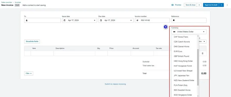 How do you create an Invoice in Xero? Image 9