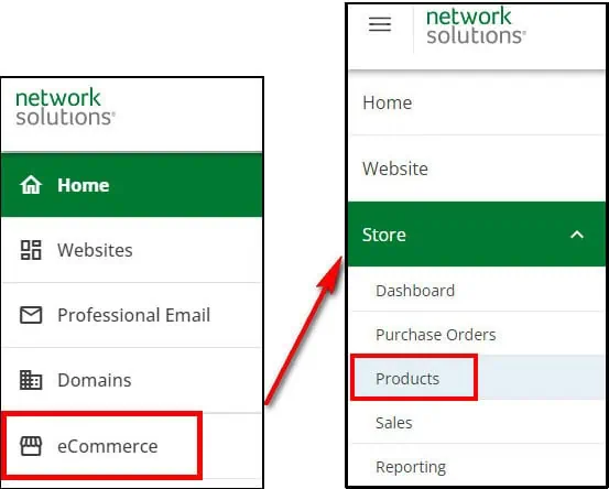 How to add products to your website using Network Solutions? Image 1