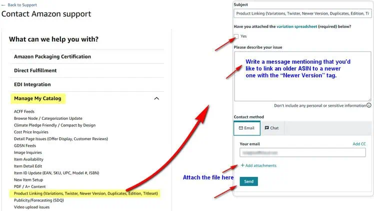 How to Add ‘There Is a Newer Version of This Item’ Tag to your Amazon Listing?
