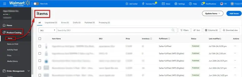 How to Convert Seller-Fulfilled Items to Walmart Fulfillment Services (WFS)? Image 1