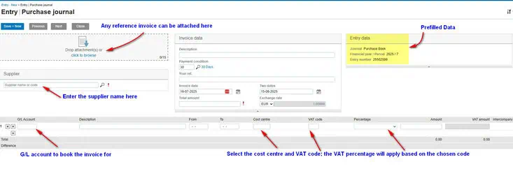 How to Create Financial Journal Entries on Exact Online?