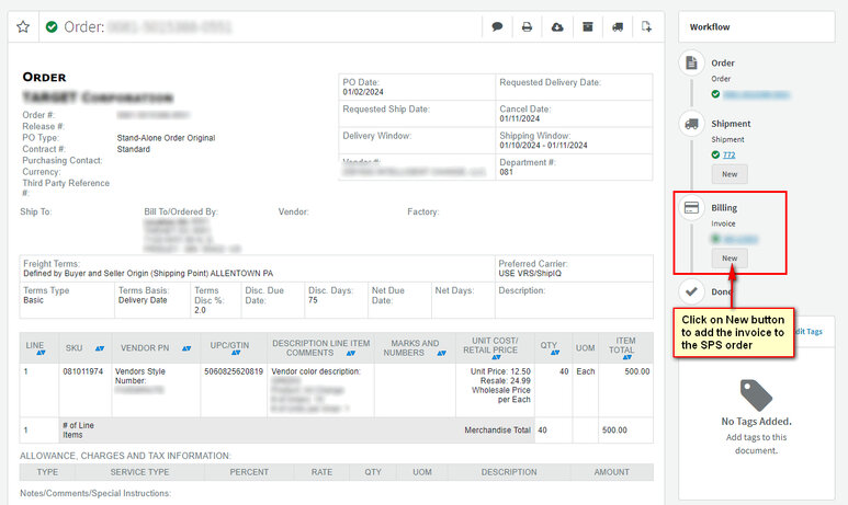 How to do Invoicing on SPS Commerce? Image 5