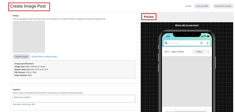 How To Harness Amazon Posts For E-Commerce Success 8 Create Image Post
