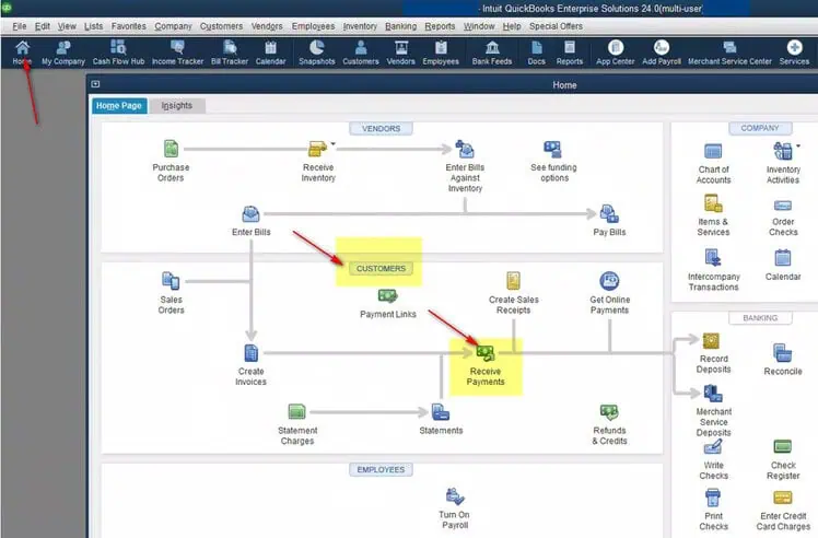 How to Receive Payments and Book Carrier Bills in QuickBooks?