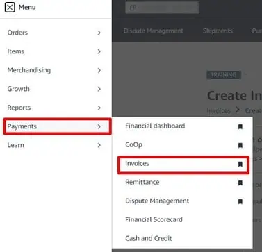 How to submit an invoice on Amazon EU Vendor Central? Image 2