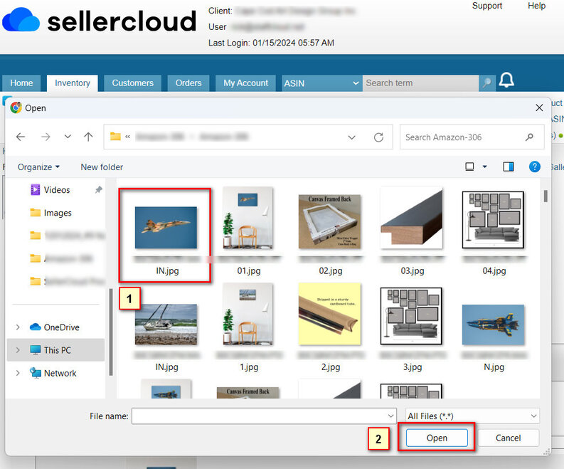 How to upload images on Sellercloud? Manual Uploading 4