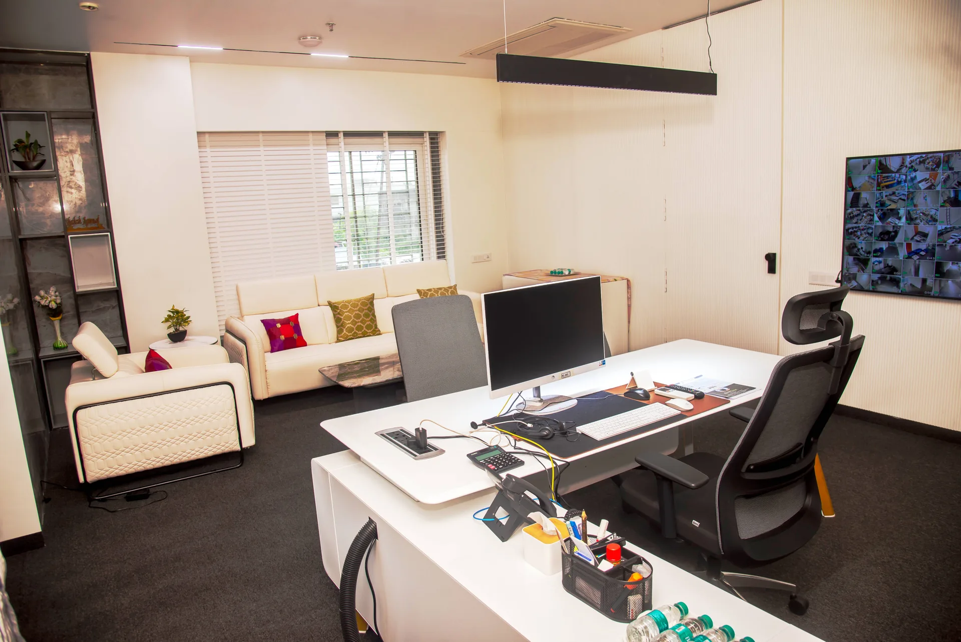 An executive cabin on the first floor